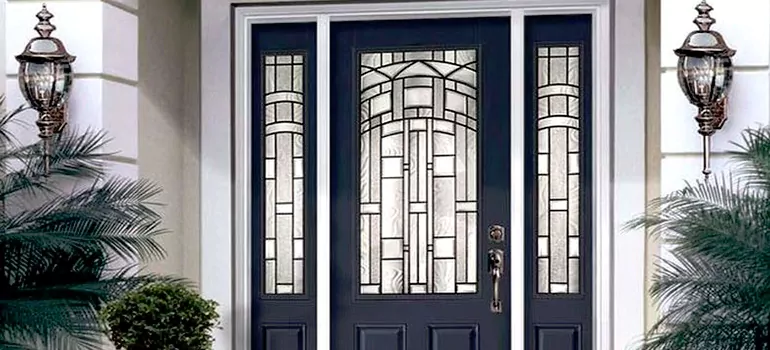 Stained Glass Door Panels in Fort Lauderdale, FL