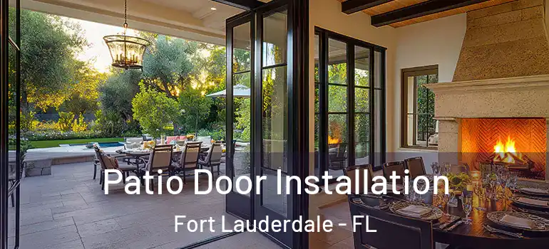  Patio Door Installation Fort Lauderdale - FL