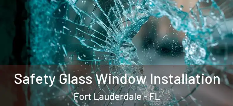  Safety Glass Window Installation Fort Lauderdale - FL