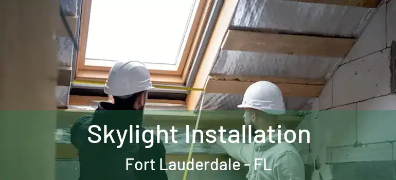  Skylight Installation Fort Lauderdale - FL