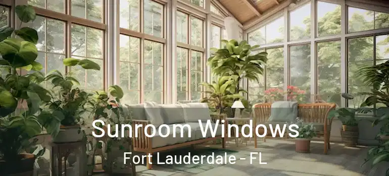  Sunroom Windows Fort Lauderdale - FL