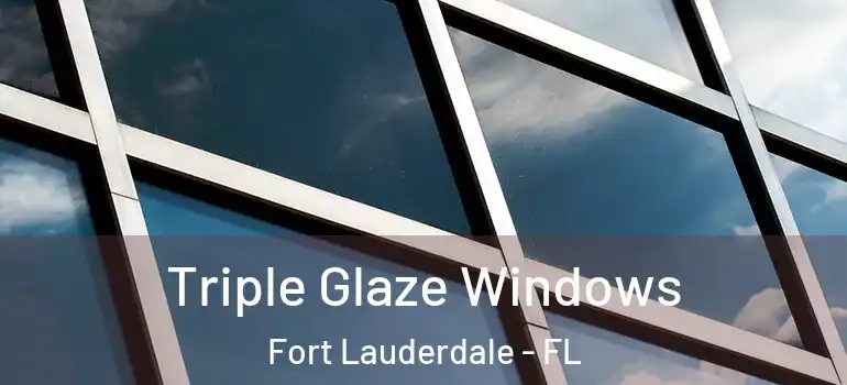  Triple Glaze Windows Fort Lauderdale - FL